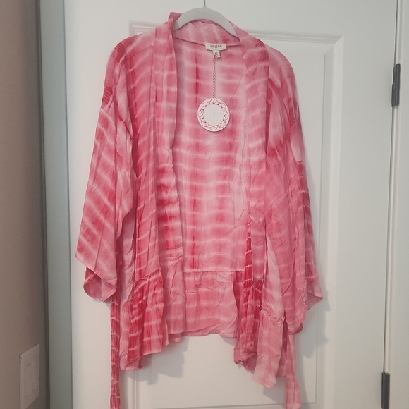 Umgee Tops - Umgee Pink Ombre Kimono